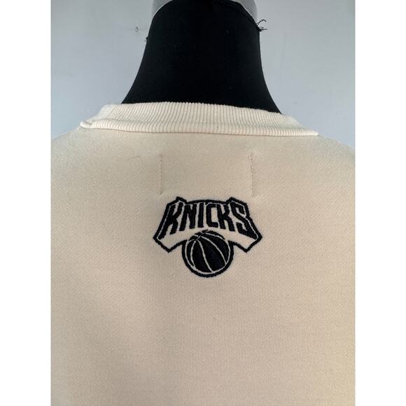NYON New York Or Nowhere KNICKS Off White Sweatshirt Crew Neck Medium M - Picture 4 of 8